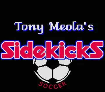 Tony Meola's Sidekicks Soccer (USA) screen shot title